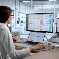 a-person-in-a-white-shirt-works-in-a-modern-office